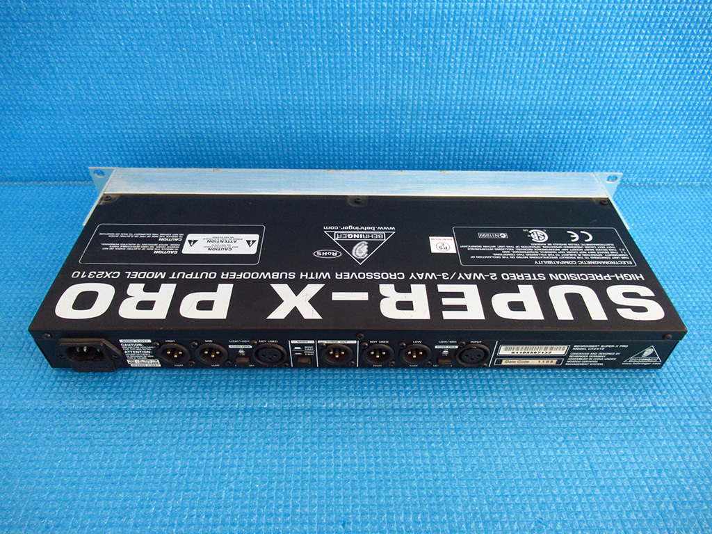BEHRINGER ベリンガー SUPER-X PRO CX2310 チャンネルデバイダー 管理re7x_画像4