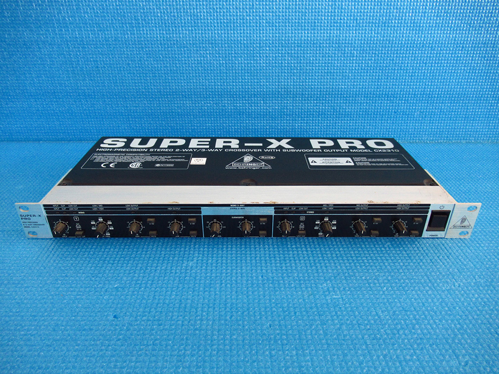 BEHRINGER ベリンガー SUPER-X PRO CX2310 チャンネルデバイダー 管理re7x_画像1