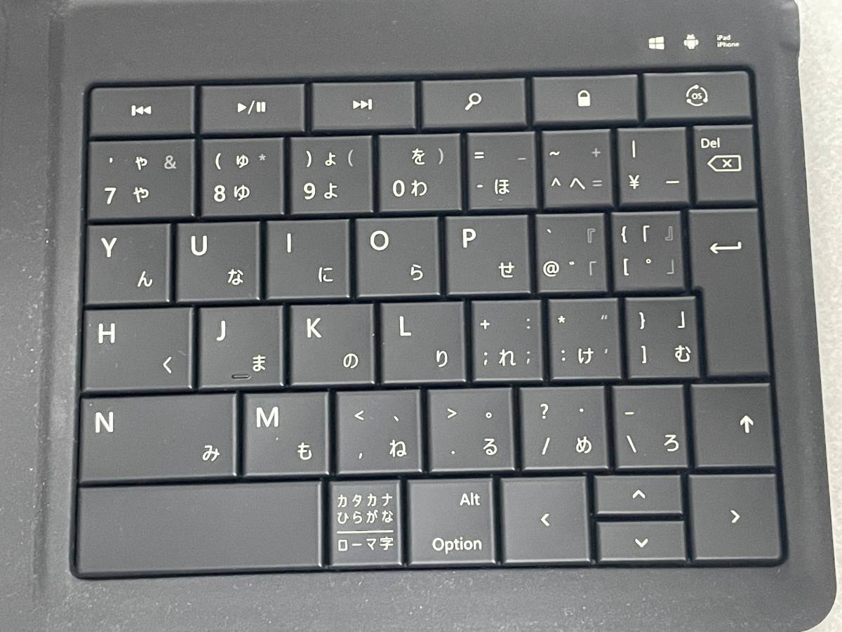 【1円スタート】 Microsoft マイクロソフト Universal Foldable Keyboard GU5-00014 ユニバーサル フォールダブル キーボード 動作確認済み_画像7