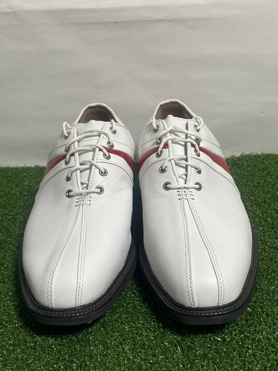 FootJoy フットジョイ ICON クラシックスタイル ホワイト 26.0cm 本革_画像4