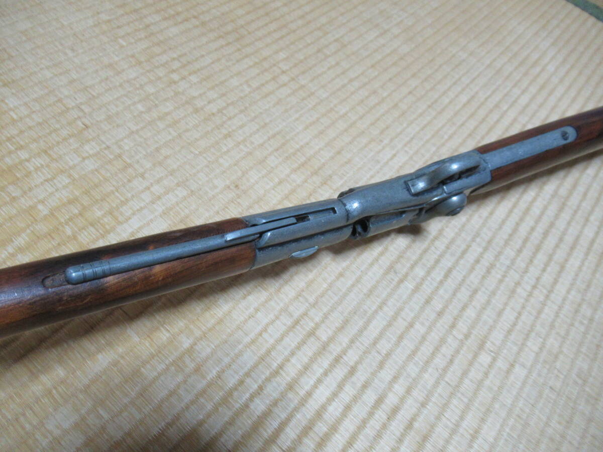 ■絶版品 希少1980年代！DENIX(デニックス) COLT(コルト) M1855 リボルバーライフル ウッドストック 模造銃/装飾銃 全長112cm,重量約2.5kg_画像4