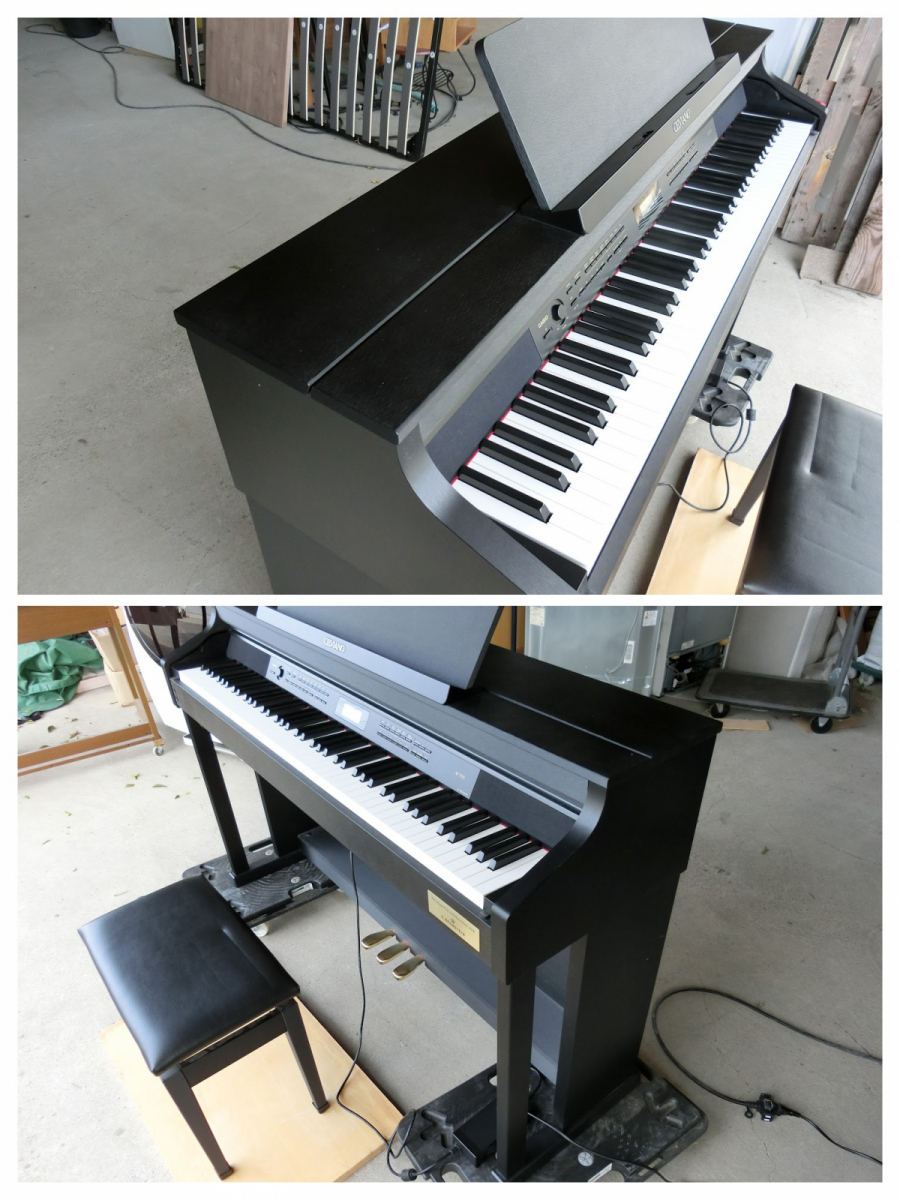 CASIO 電子ピアノ CELVIANO AP-700 2018年製 88鍵盤256音 AiR Grand音源/象牙調・黒檀調の鍵盤 MTの画像3