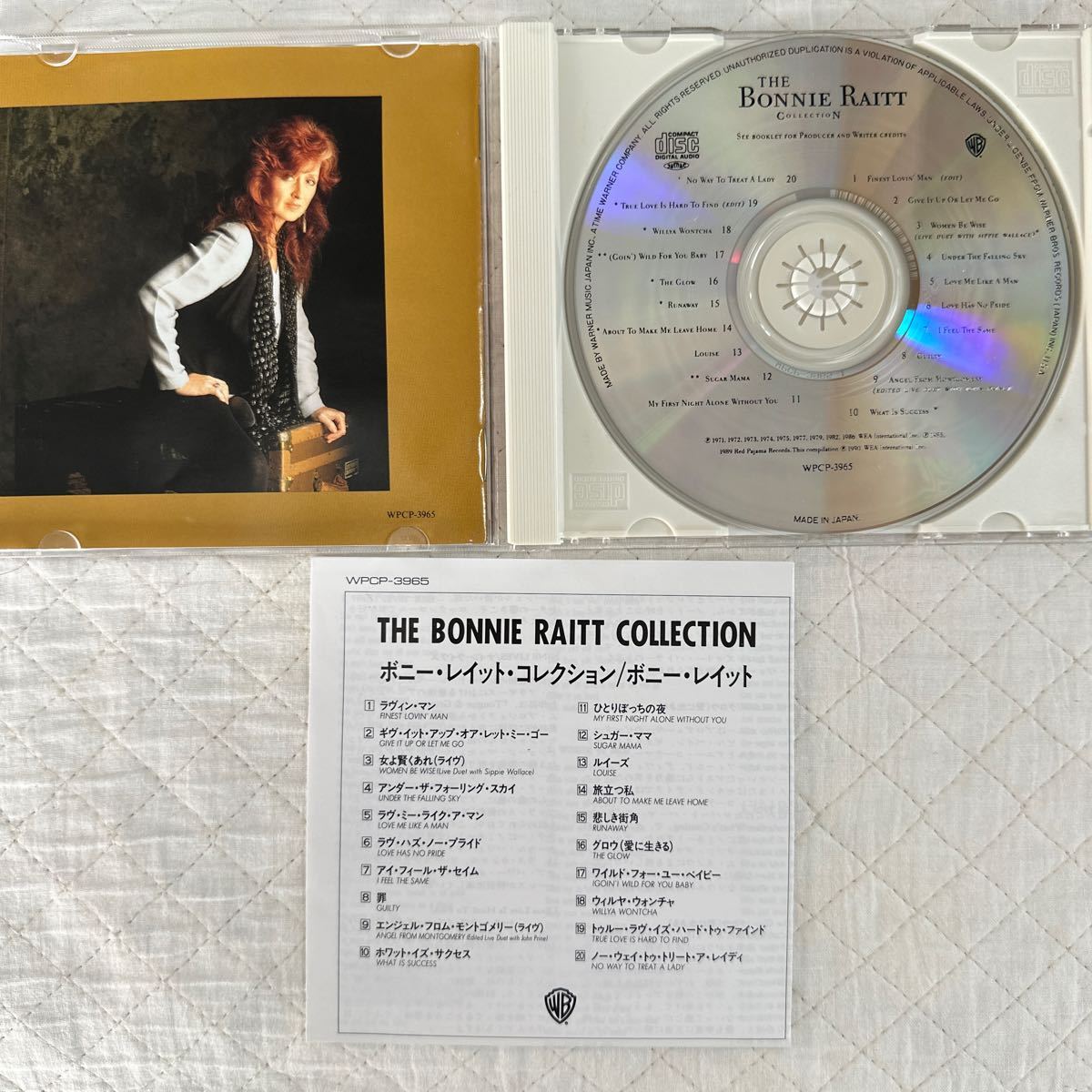 帯付き！国内盤！ボニー・レイット・コレクション / The Bonnie Raitt Collection