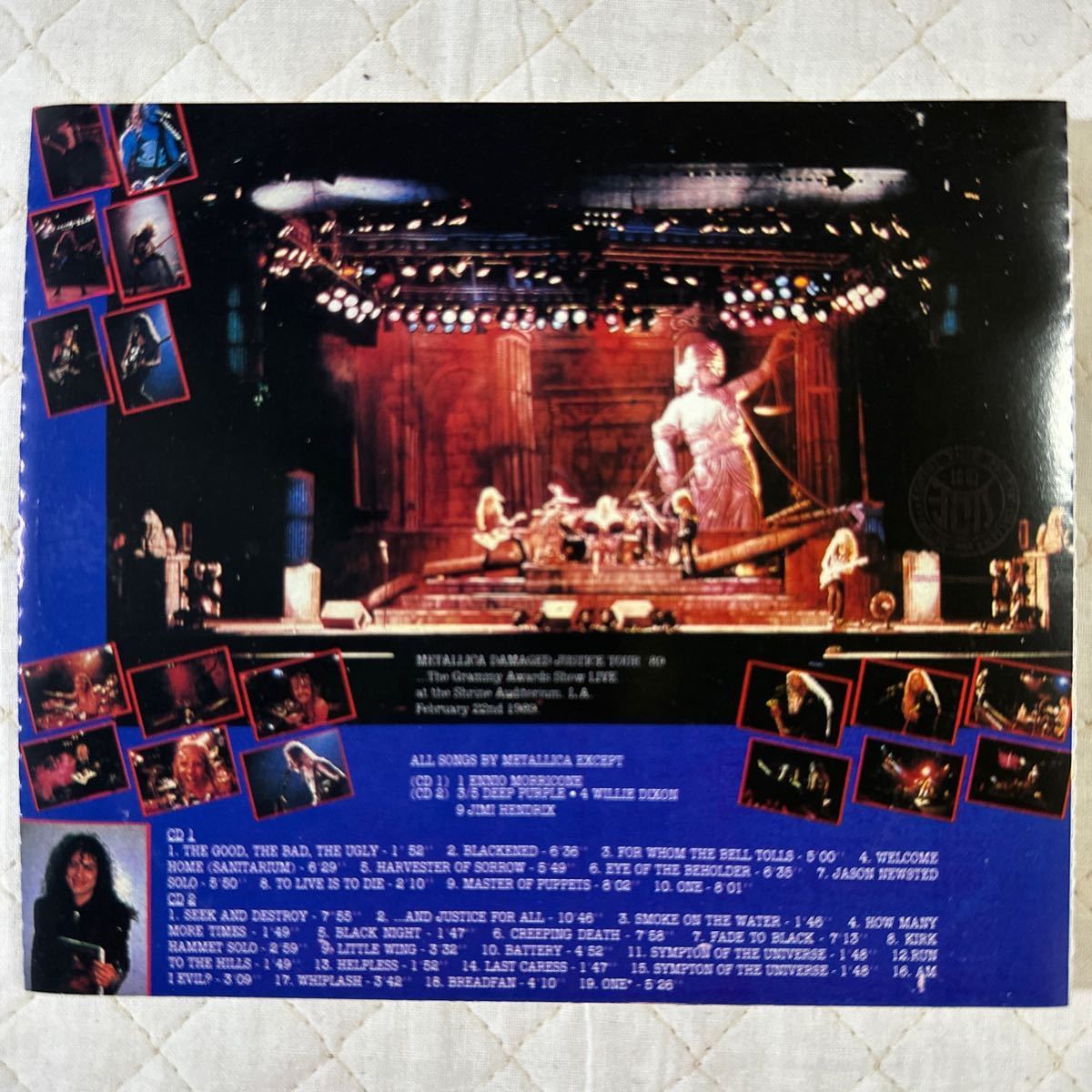 2CD！METALLICA / メタリカ / DAMAGE JUSTICE TOUR '89