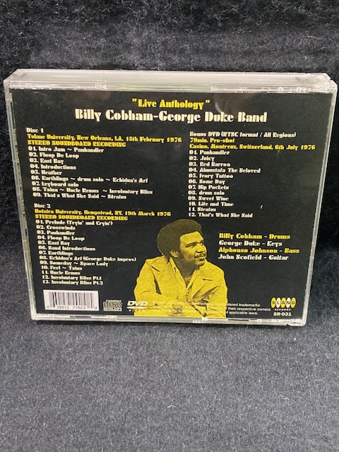 Billy Cobham・George Duke Band Live Anthology 2CD+DVD レア音源_画像2