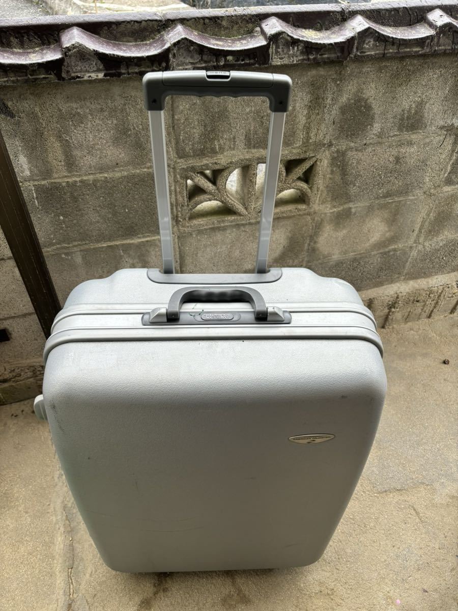  Carry case [ size 74×55×29.] key attaching dial AMERICAN TOURISTER PIGGYCASE SAMSONITE suitcase business travel back 