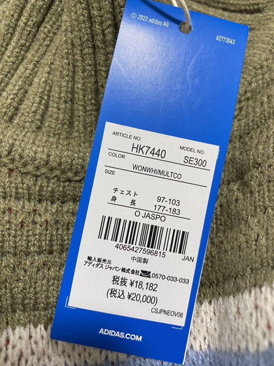 《送料無料》〈タグ付き・未使用品0〉〈大きいサイズ〉 adidas アディダス ニット　セーター_画像6