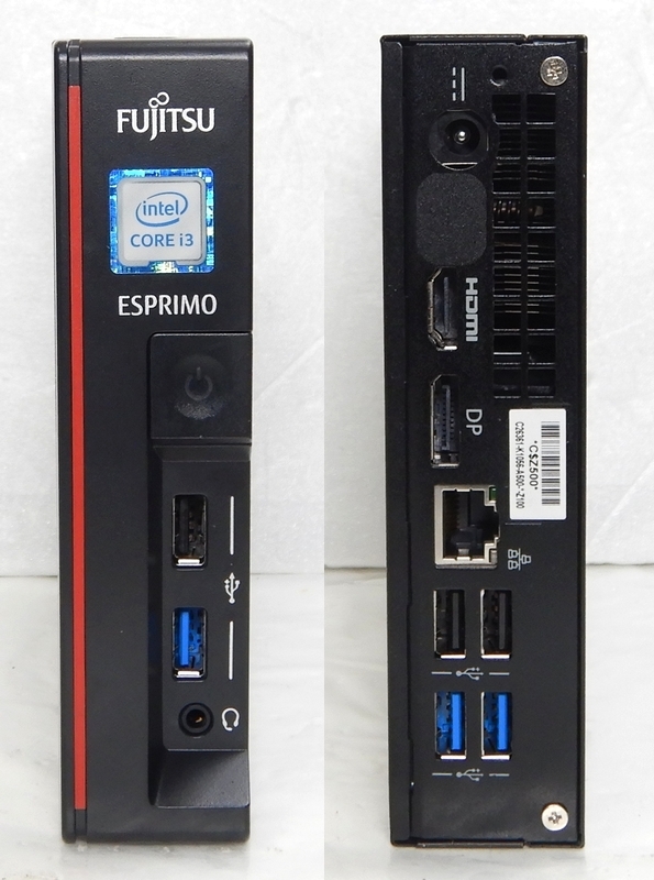 FUJITSU/富士通 ESPRIMO G558/F Core i3-8100T 4GB SSD無し 小型 FUJITSU/富士通 ESPRIMO G558/F Core i3-8100T 4GB SSD無し 小型