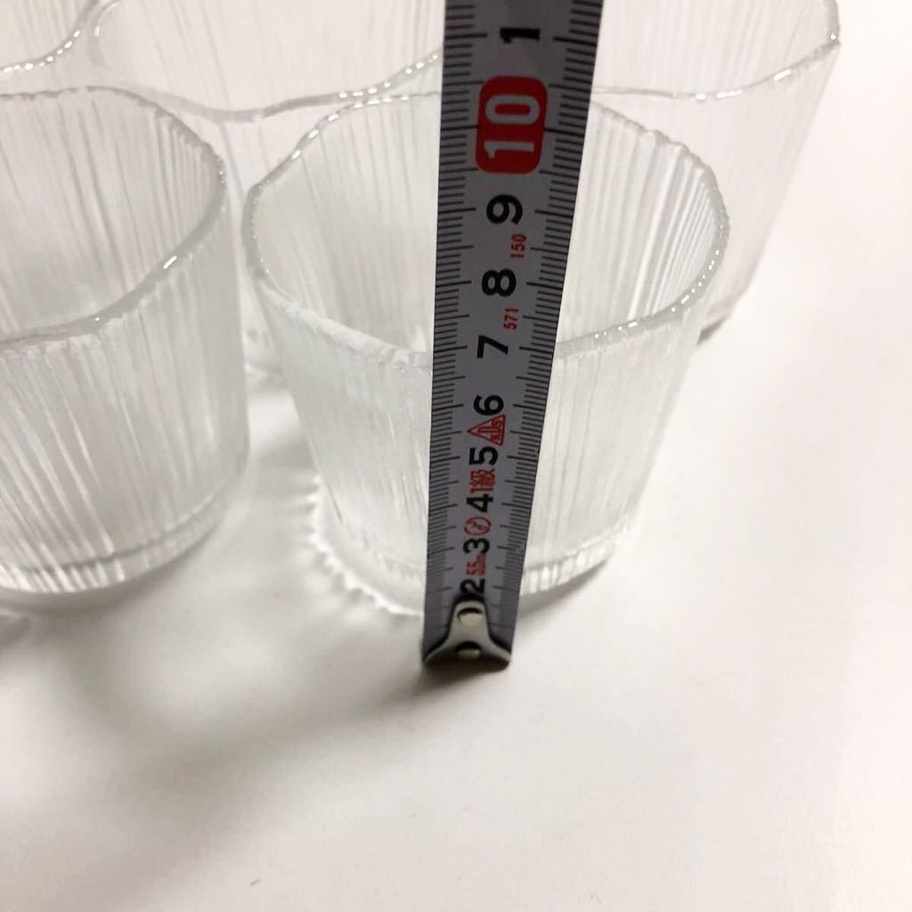 ガラス製　コップ　ミニグラス　中古美品　5客セット　レトロ　タンブラー　昭和レトロ