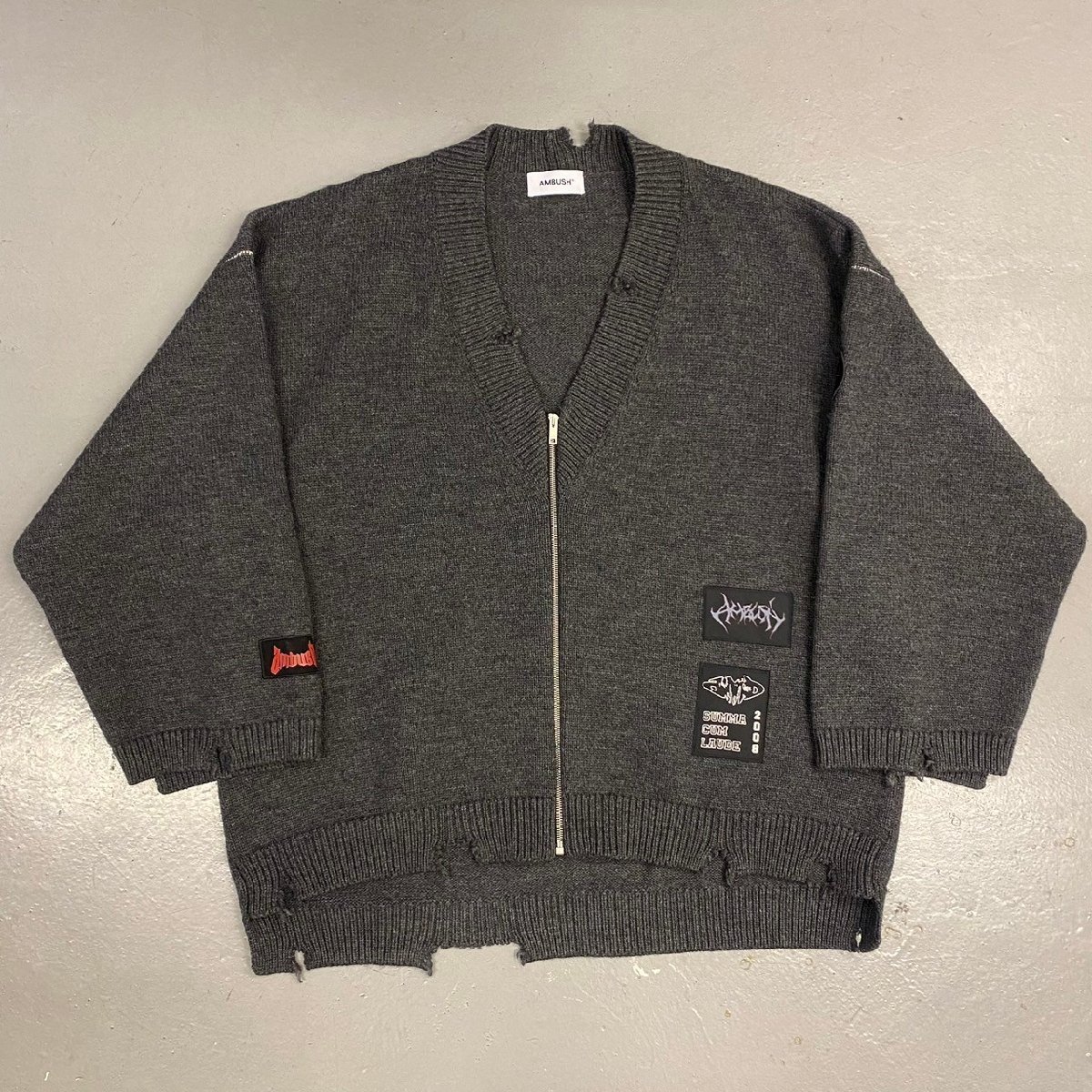 Yahoo!オークション - AMBUSH アンブッシュ FELTED KNIT ZIP Yahoo!オークション - AMBUSH アンブッシュ FELTED KNIT ZIP