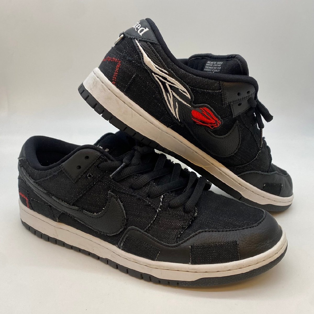 ☆ NIKE SB×Wasted Youth ナイキ× ウェイステッドユース☆DUNK LOW ブラックデニム ダンクロー US11.5 JP 29.5