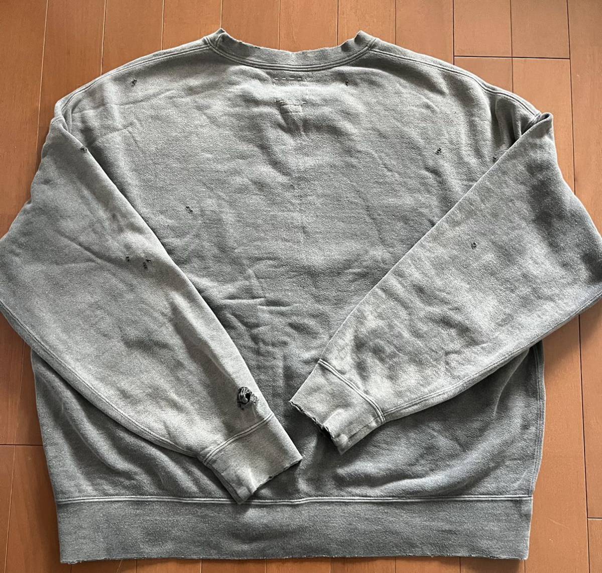 visvim 22AW AMPLUS SB SWEAT L/S CRASH 【Size2】スウェット クラッシュ 0122205010014 GREY グレー JOURNEYMAN KERCHIEF virgil Iris_画像2