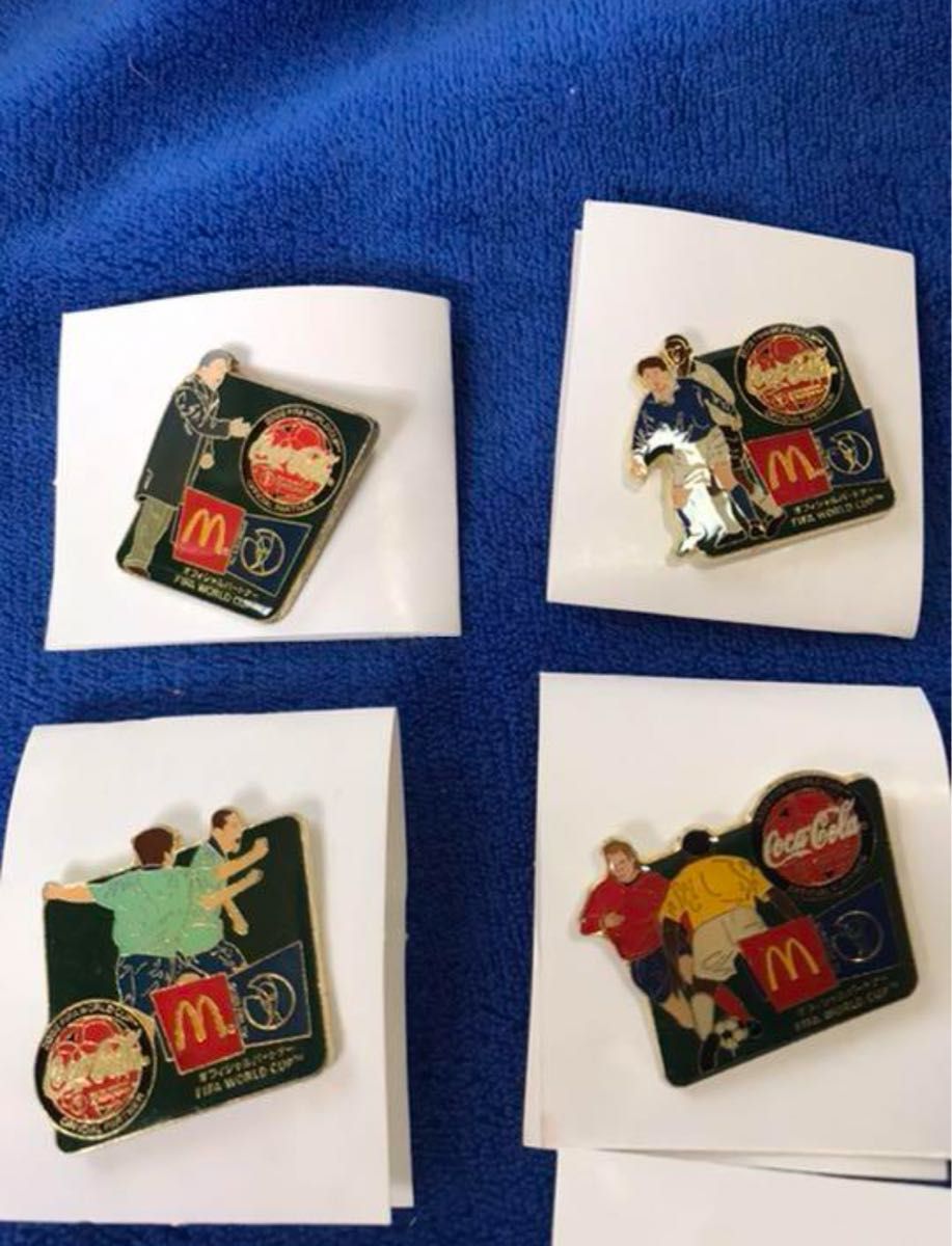 マクドナルド 99年 FIFA ワールドカップ2002 ピンバッジ コンプリート