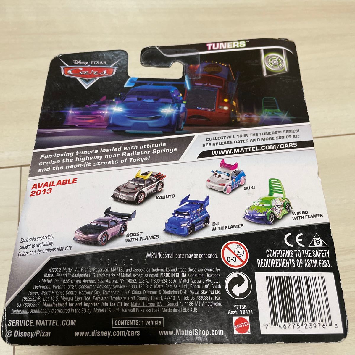 マテル カーズ ミニカー カブト KABUTO キャラクターカー MATTEL CARS 暴走族_画像2