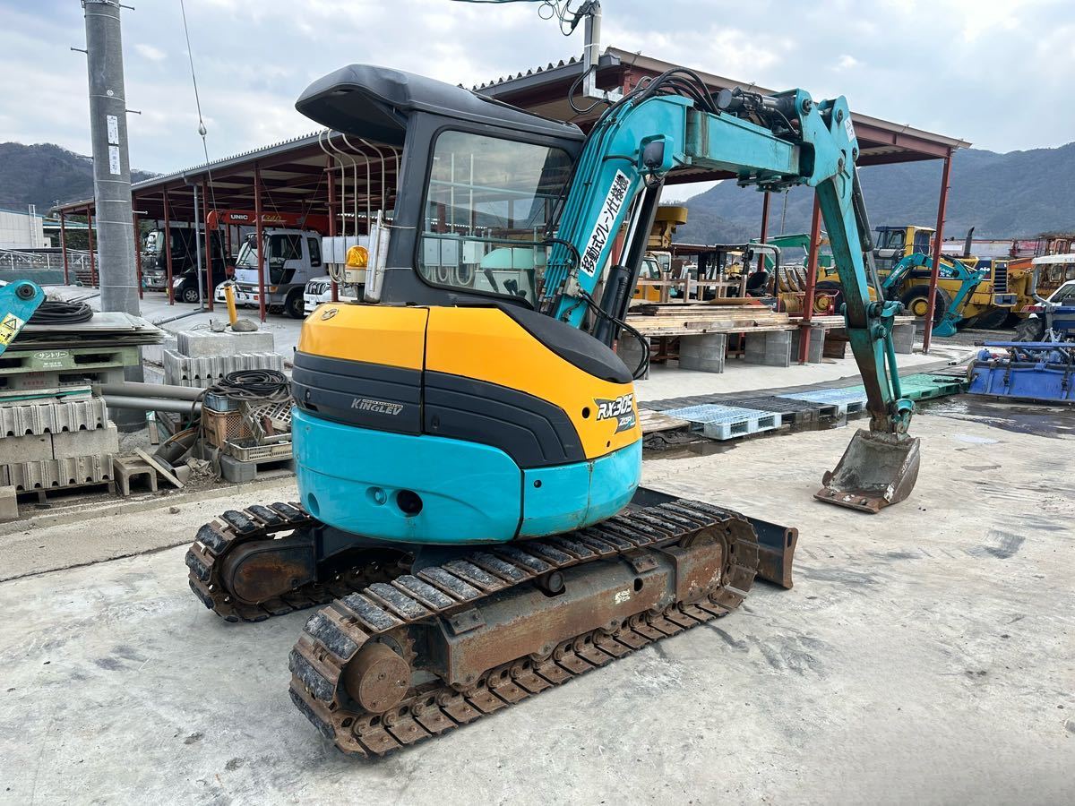  Kubota KUBOTA RX-305 Yumbo long arm. rubber pa-do, arm crane, multi lever, trade in . possibility.