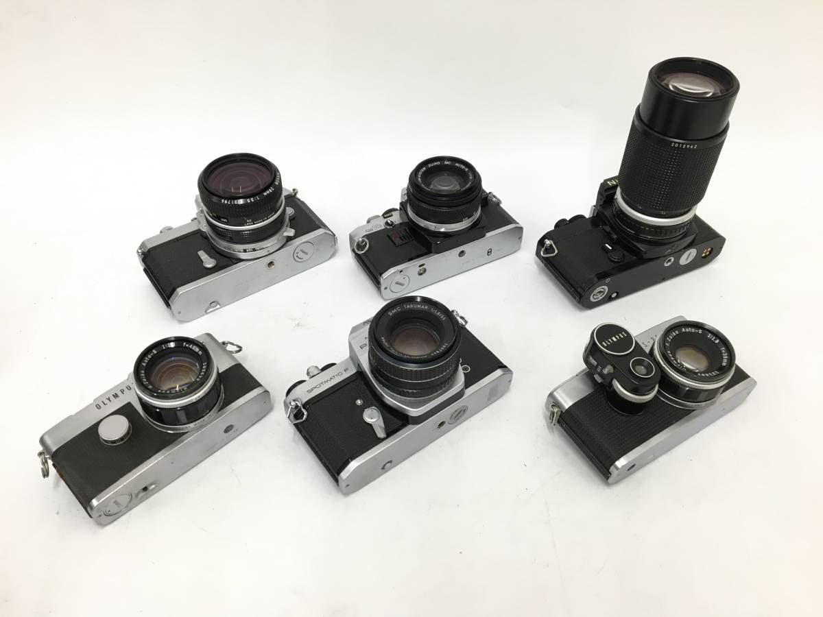 ☆ フィルムカメラまとめ 1 ☆ CONTAX RXII + Nikomat + NIKKOR 28mm 1:3.5 他カメラ9台レンズ7本 コンタックス ニコン フィルムカメラ_画像4