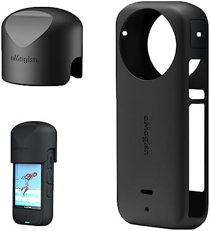 【残りわずか】 insta360 全面保護 カバー ケース インスタ360 x3保護レンズカバー レンズカバー用 シリコンカバー _画像1