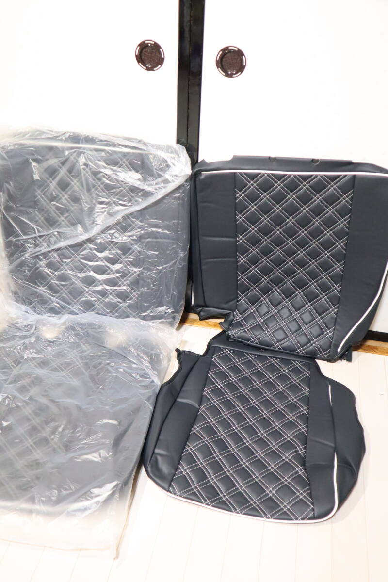  unused Clazzio seat cover all seats set Roox EK Space Clazzio quilting black EM-7515 7047