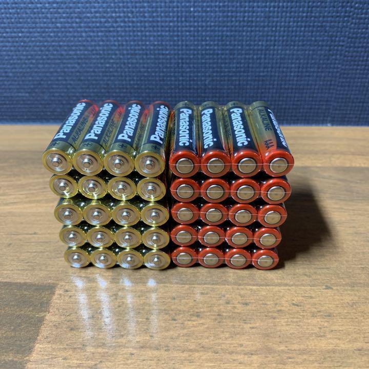 【お得セール中】単4形×40本セット☆パナソニックアルカリ乾電池