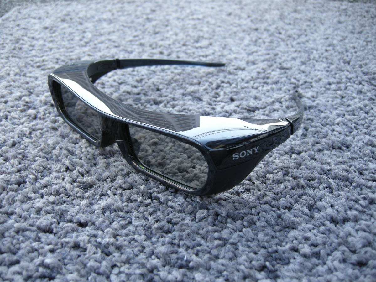  ★SONY　3Dメガネ　TDG-BR250　ブラックカラー　USBケーブル2本付　BRAVIA専用★　_画像1