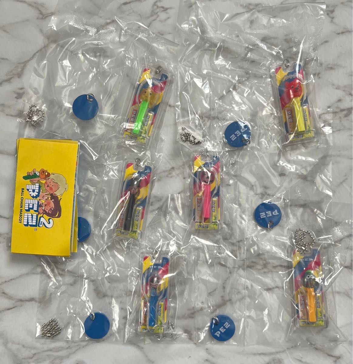 PEZ ボールチェーンマスコット Vol 2 全6種フルコンプセット PEZ ボールチェーンマスコット Vol 2 全6種フルコンプセット