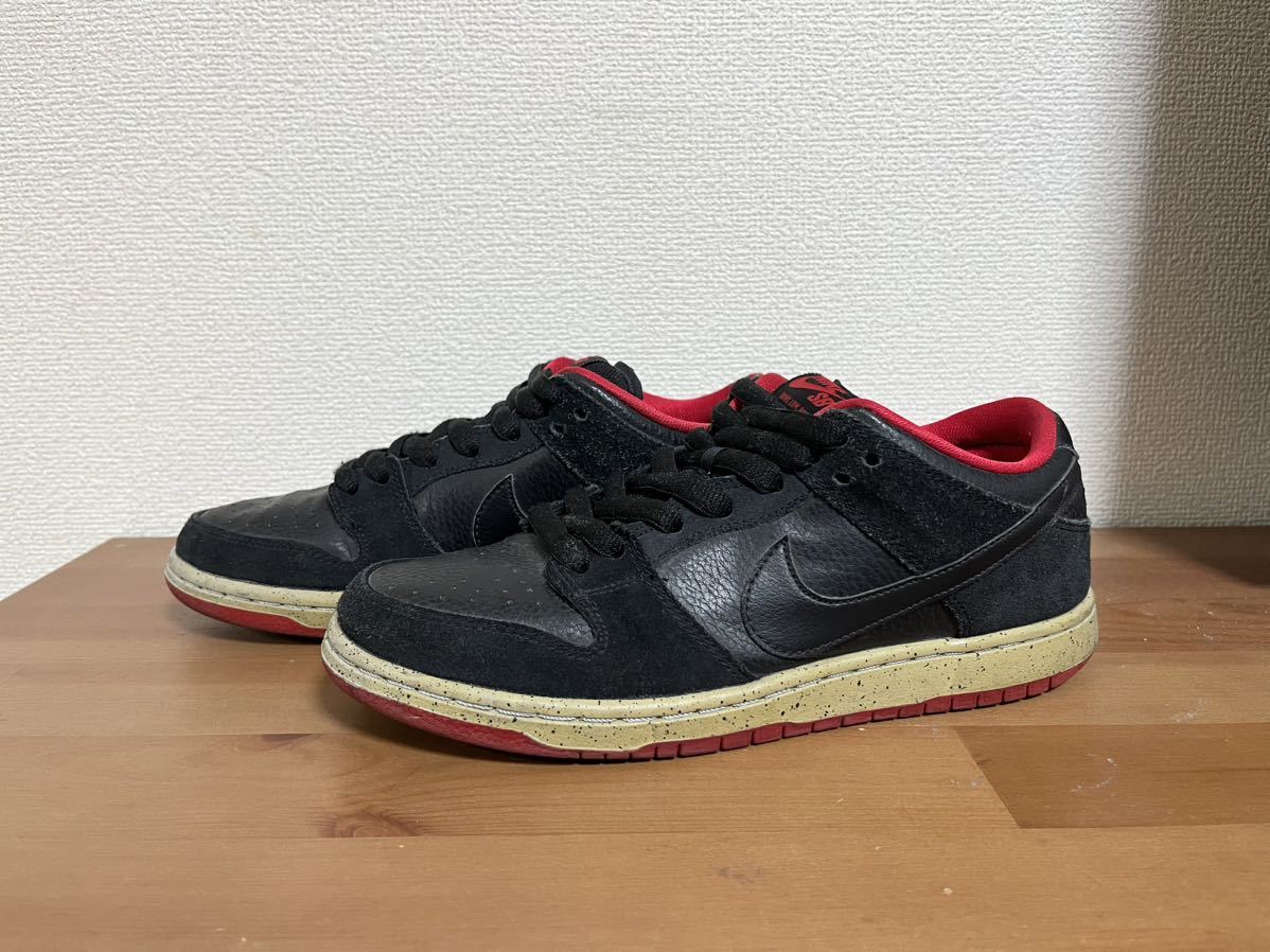 2015年製 NIKE DUNK LOW PRO SB BLACK CEMENT 26cm US8 304292-050