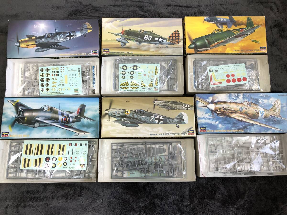 当時物！在庫品・ハセガワ 等・1/48or1/72 戦闘機プラモ詰め合わせ！・No.8・未開封品・現品限り！_画像2