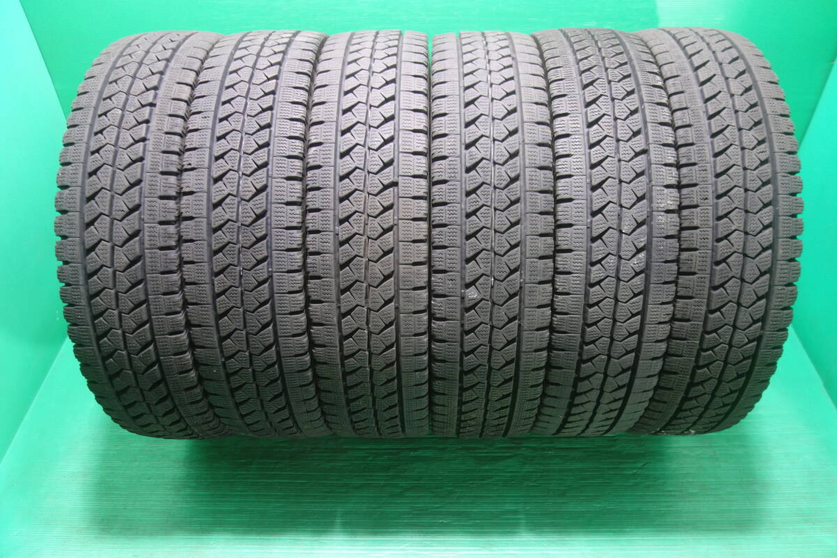 L832-21 送料無料 205/80R17.5 120/118L スタッドレス LT 6本セット ブリヂストン ブリザック W979 7分山 2021年製 ダイナ エルフ