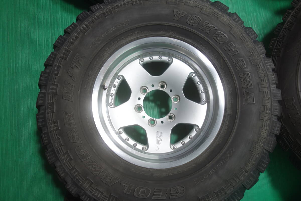 L864-17 送料無料 LT305/70R16 118/115Q 8PR 夏タイヤ 4本セット YOKOHAMA GEOLANDAR M/T 6分山 ランドクルーザー プラド サファリ 等_画像5