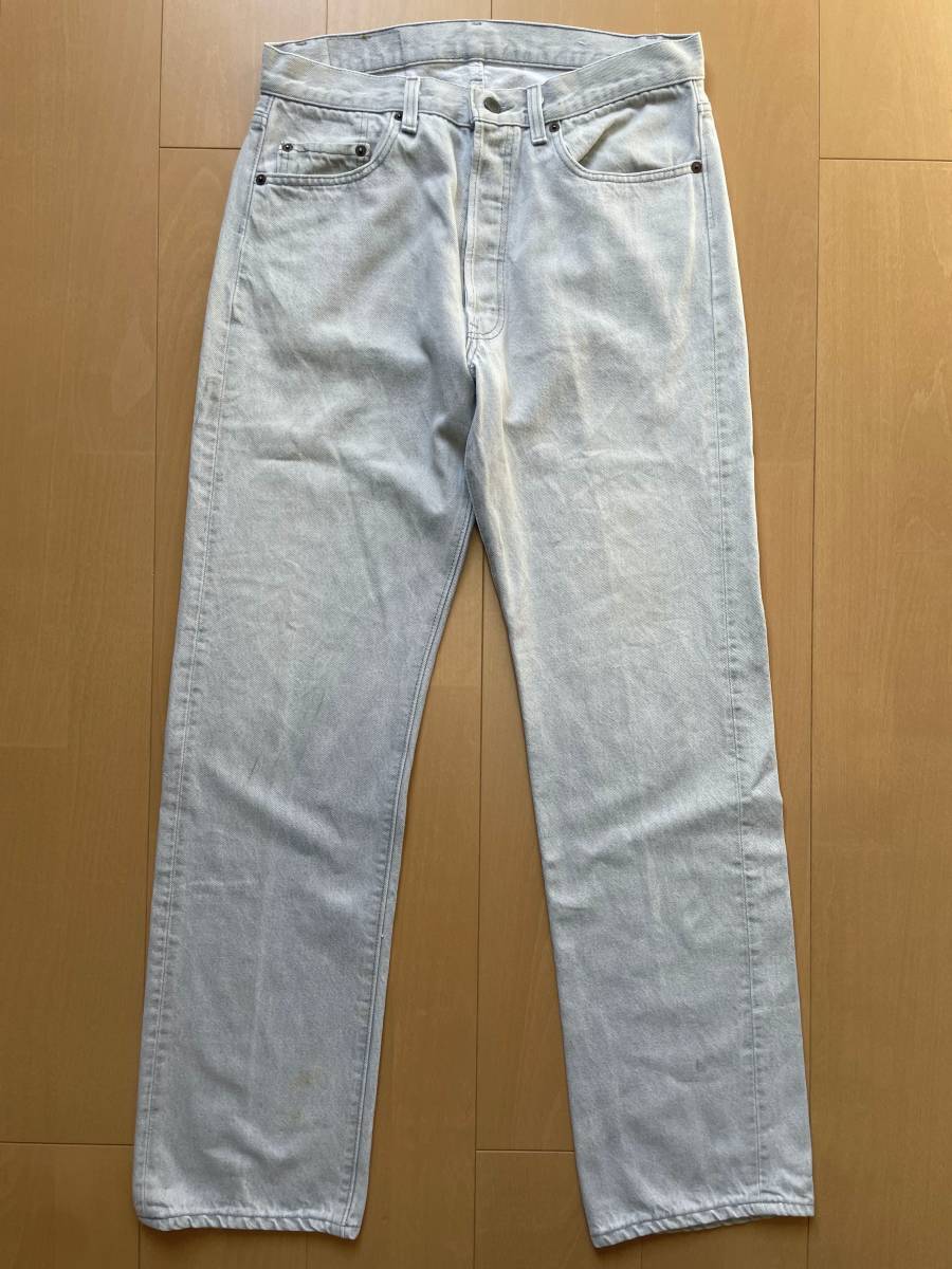 80s 先染め グレー 内股シングル USA製 501 黒 リーバイス ビンテージ デニム Levis 505 502 606 518 XX カツラギ BIGE 30s 40s 60s 70s_画像3