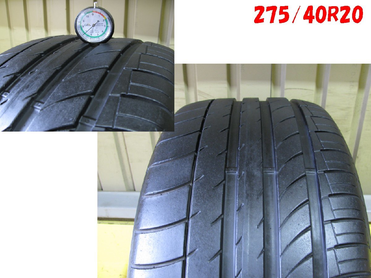 [107629-G]程度良好!! BMW X5 Mスポーツ 純正 20インチ 275/40R20 315/35R20 10J/11J PCD120 アルミホイール/ランフラットタイヤ4本_画像7