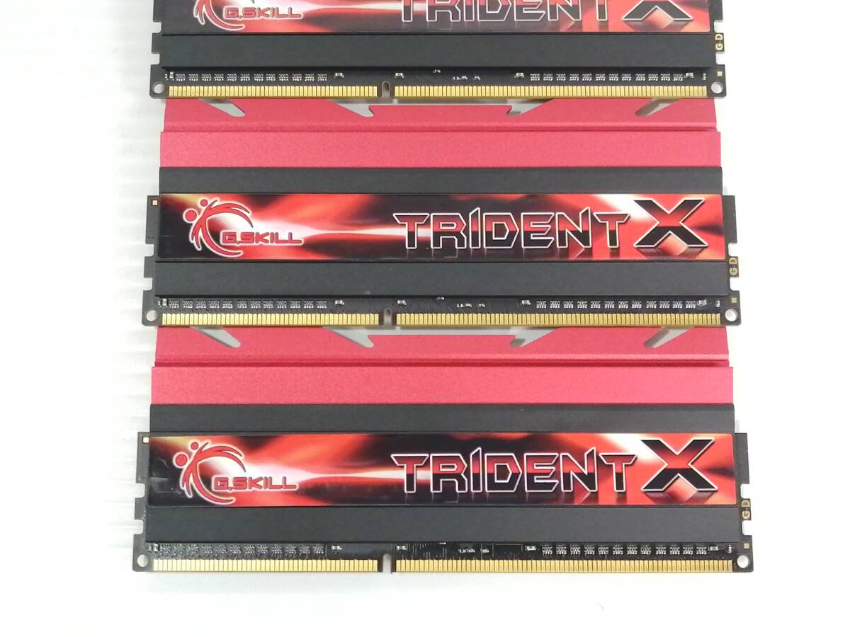 H248◇◆中古 G.SKILL TRIDENT X DDR3-2400 メモリ 16GB(4GB×4)_画像6