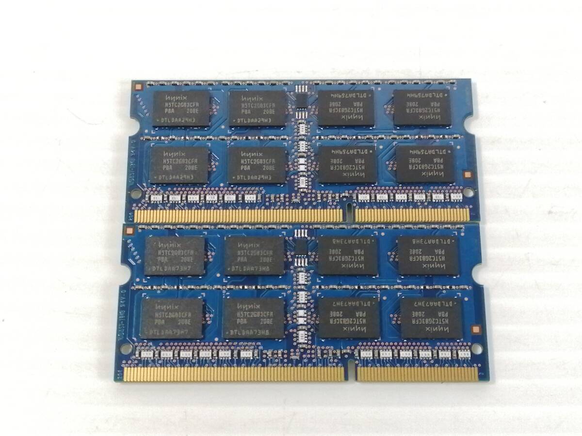H285** used hynix PC3L-12800S 4GB×2 sheets memory 