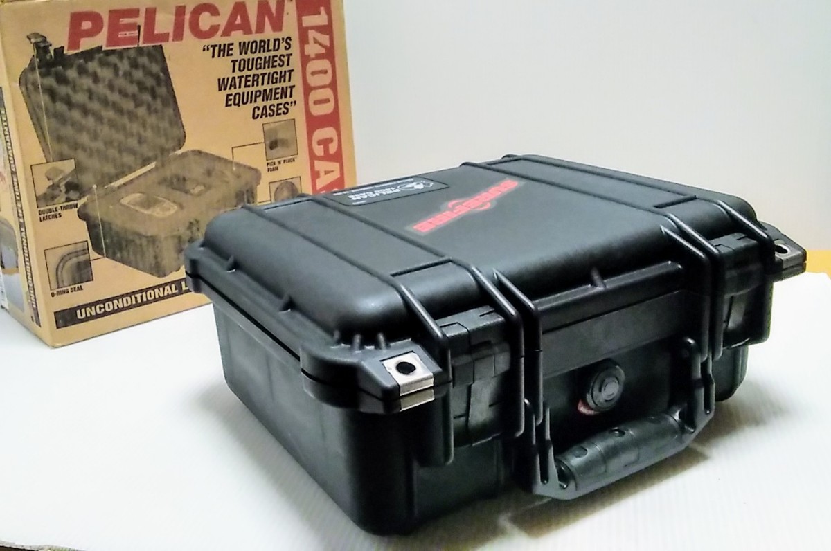 PELICAN　ペリカン　ハードケース　箱付き　Pelican 1400 Protector Case　アメリカ製　ミリタリー　ストレージボックス　道具箱_画像1