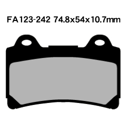 FA123-242 純正互換 新品 ブレーキパッド / TDM850 FZR1000 FJ1200 XJR1200 XVZ1300 XV1600 XV1700_画像3