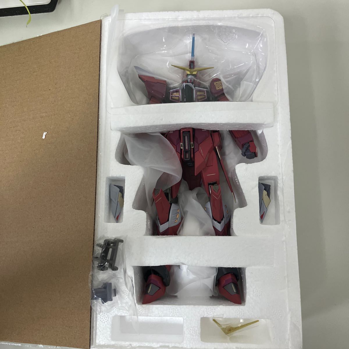 美品 バンダイ METAL BUILDジャスティスガンダム メタルビルド フィギュア 超合金 機動戦士ガンダムSEED アスラン ザラ SEED freedom_画像4