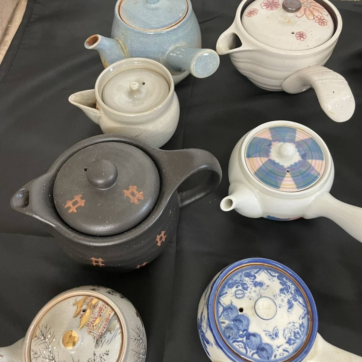 急須 まとめ売り 朱泥 マーブル 茶道具 茶器 せともの 陶磁器 日本製_画像5