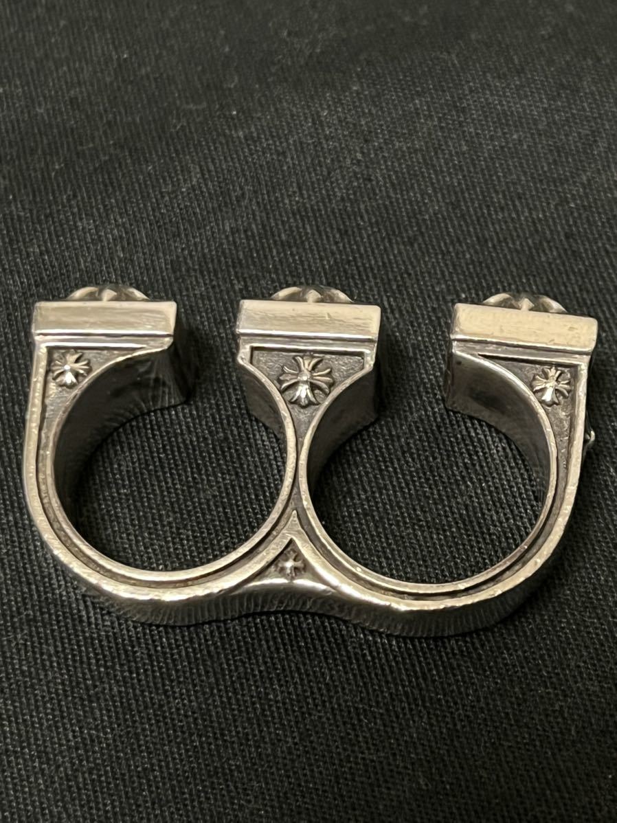 正規品 クロムハーツ BRSS KNCKLS ブラスナックル シルバー925 正規品 クロムハーツ BRSS KNCKLS ブラスナックル シルバー925