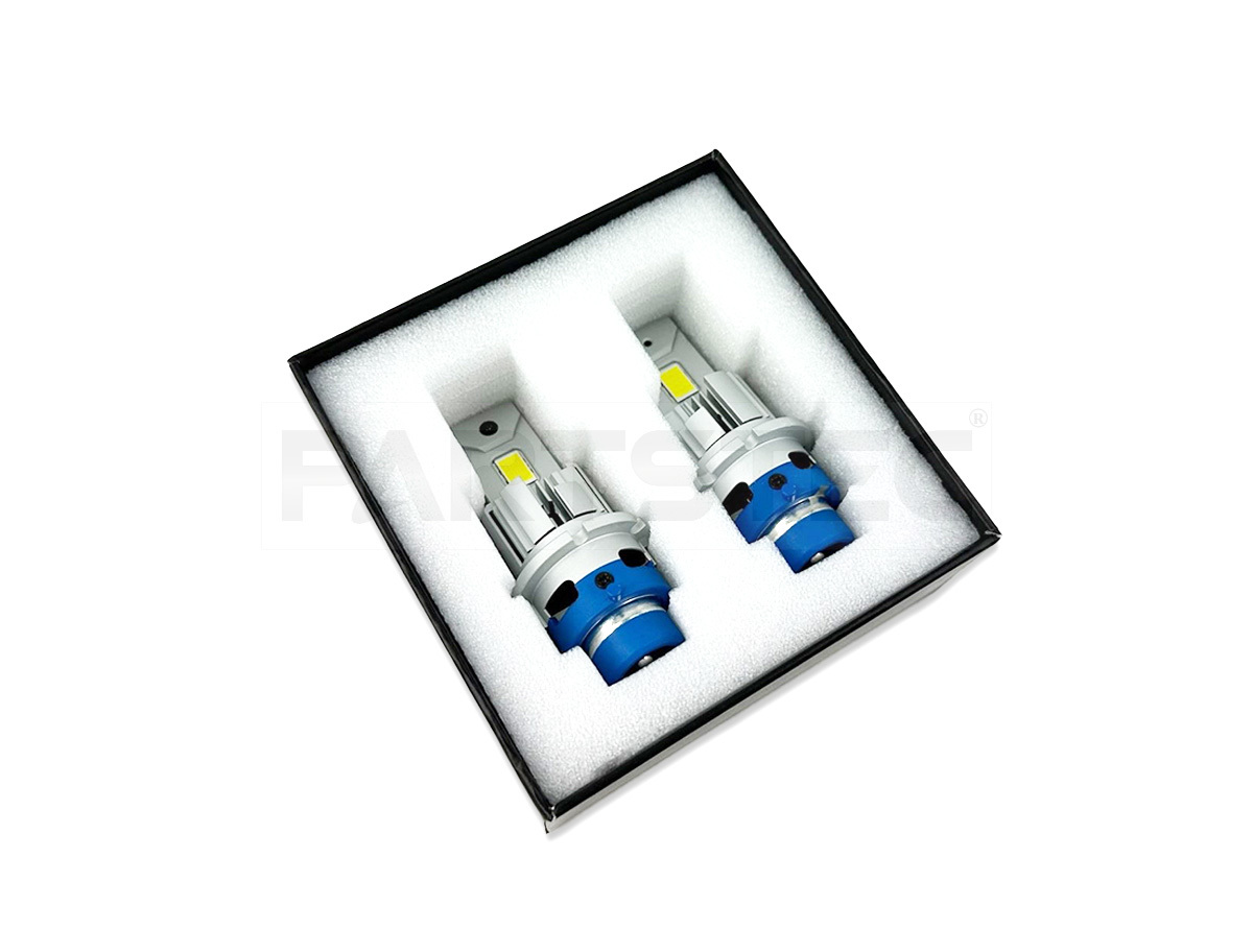 最新 D2S 純正 HID 交換用 LED ヘッドライト バルブ 2個 20000lm 6500K ホワイト 配線レス LED化 車検対応 S2000 AP1 / 12-32_画像2