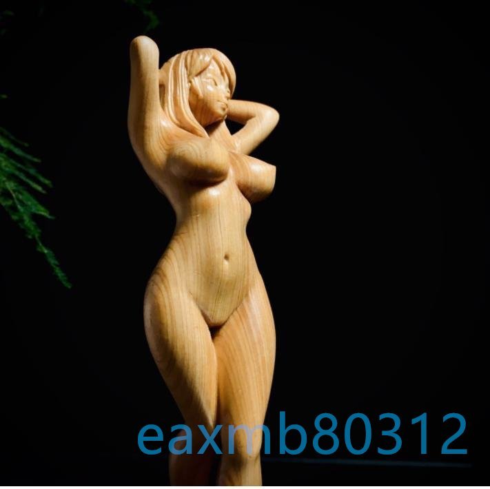女神　ヌード　美少女 　裸婦像　女性像　彫刻工芸品　手作りデザイン　文遊びの手　置物_画像4