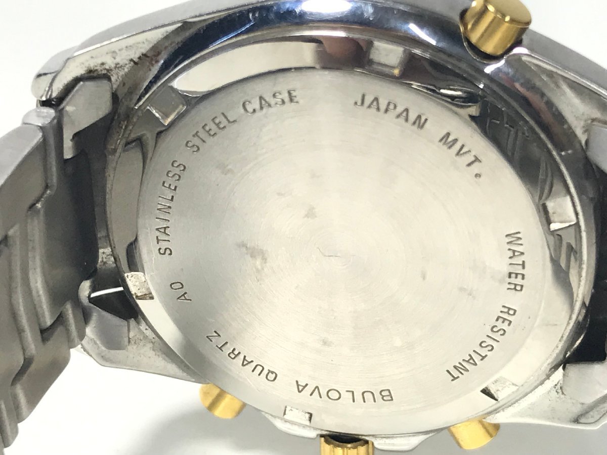 BULOVA ブローバ ビブラ millennia アラーム 時計 腕時計 ジャンク品 メンズ ビンテージ_画像8