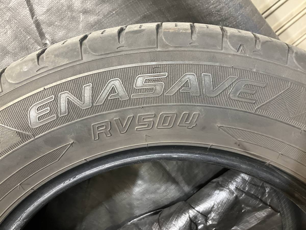 ダンロップ 215/65R16 ENASAVE RV504 4本セット 中古タイヤ 2019年製 215/65-16 アルファード ヴェルファイア などの画像7