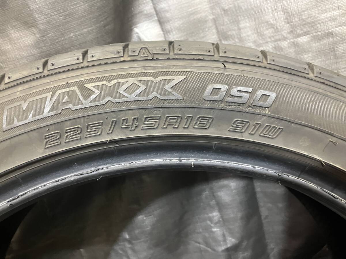 スペアに ダンロップ 225/45R18 SP SPORT MAXX 050 1本のみ 2022年製 中古タイヤ 225/45-18_画像6