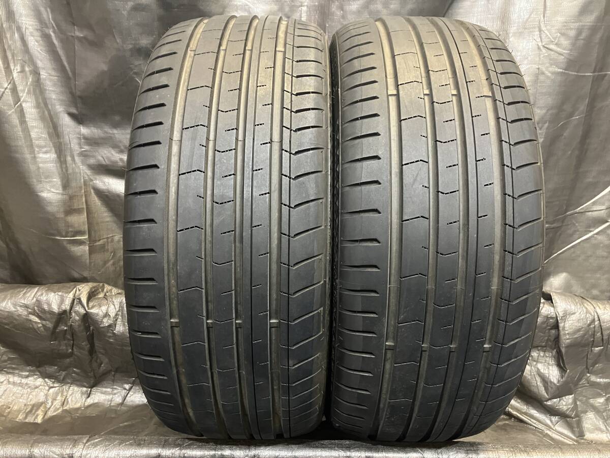 極上品 KUSTONE 225/40R19 Passion P9 2本セット 2023年製 中古タイヤ バリ溝 225/40-19の画像1