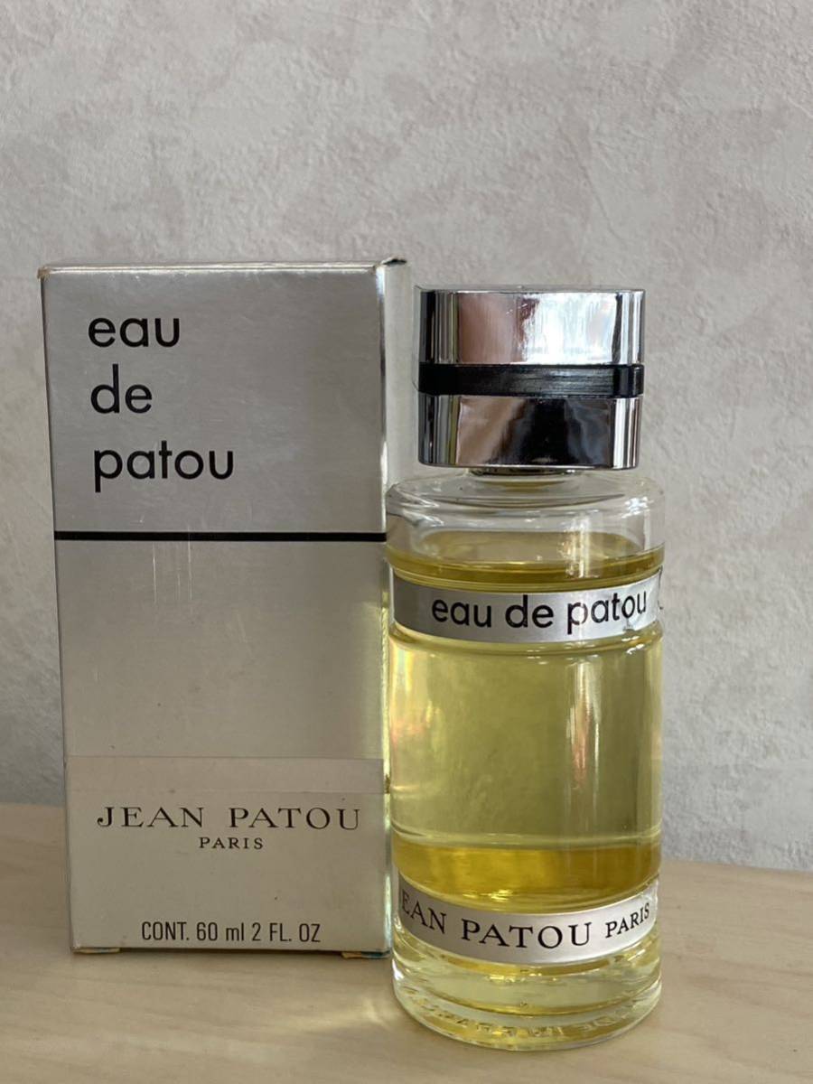 JEAN PATOU ジャン パトゥ EAU DE PATOU オード パトゥ EDT 60ml オードゥパドゥ　残量たっぷり　定形外350円ボトルタイプ　オードトワレ_画像1