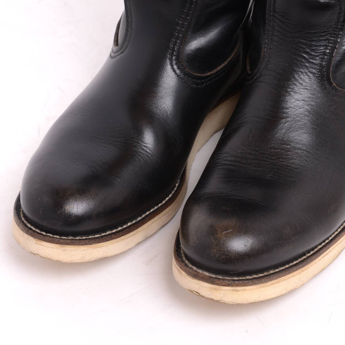 茶芯 97年製】レッドウィング #8169 size7 5E ペコスブーツ 黒 茶芯 97年製】レッドウィング #8169 size7 5E ペコスブーツ 黒