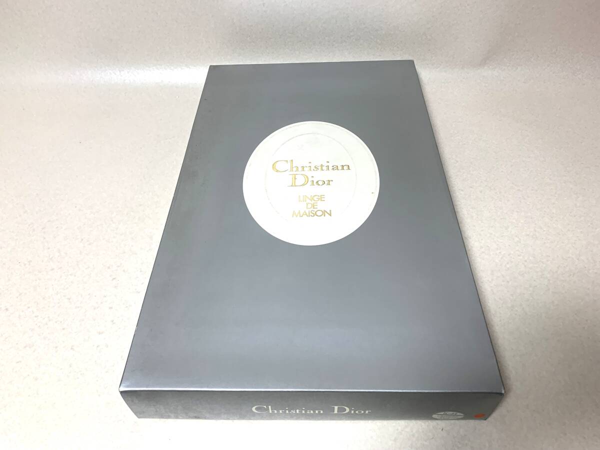 Christian Dior クリスチャンディオール タオルブランケット140x190cm 綿100％ カネボウ 未使用_画像5