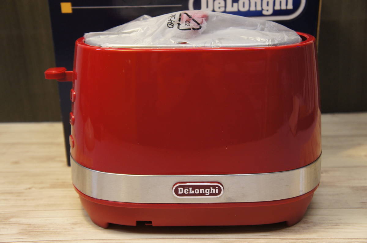 値下げ中【DeLonghi】デロンギ　”ポップアップトースター”　CTLA2003J-Rレッド　アクティブ・シリーズ　　_画像1