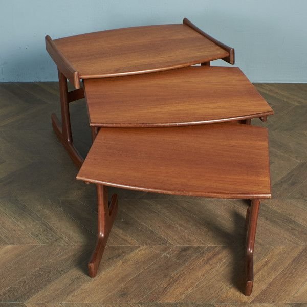 [77802]G-PLAN カトリーナ ネストテーブル チーク 英国 ヴィンテージ 北欧 スタイル Katrina サイドテーブル ナイトテーブル 飾り台