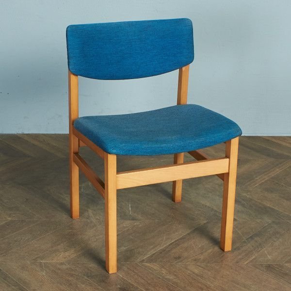 [67603]Meredew 英国 ヴィンテージ ダイニングチェア イギリス 北欧 スタイル メレデュー 椅子 ビンテージ ブナ シンプル 布張り 木製_画像1
